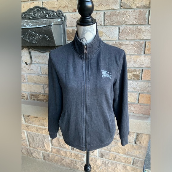 Vintage BURBERRY Black Label Women’s Zip Up Sweater Size Small - Picture 10 of 16